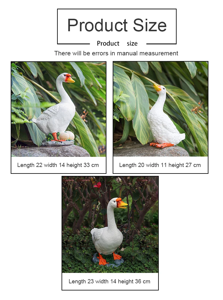 resin goose statue