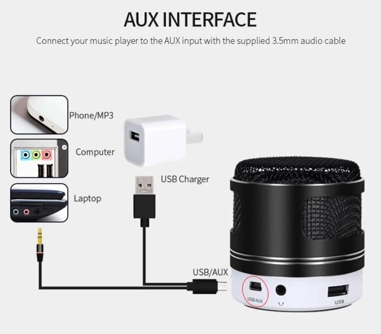 promotional gifts manufacturer Bluetooth speakers metal mini wireless speaker in China - ANKUX.COM