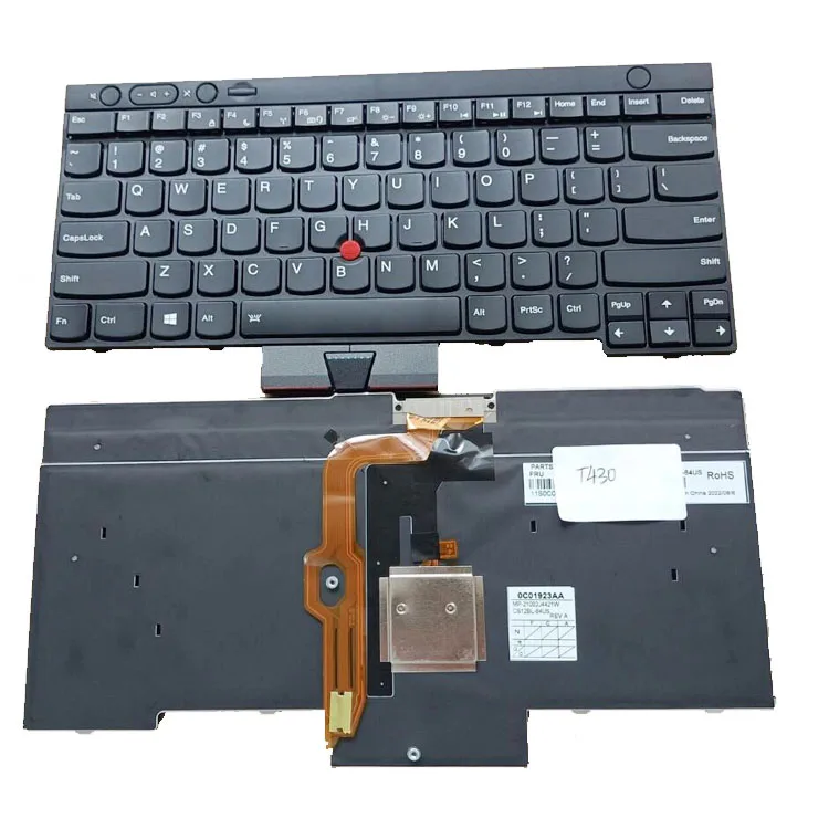 

HK-HHT laptop US Backlit keyboard for Lenovo ThinkPad T430 T430i T430S X230 X230i T530 W530