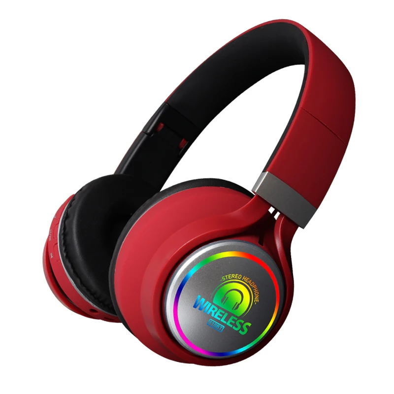 

NEW BT Headphone Blue tooths, Wireless Headset with LED Light