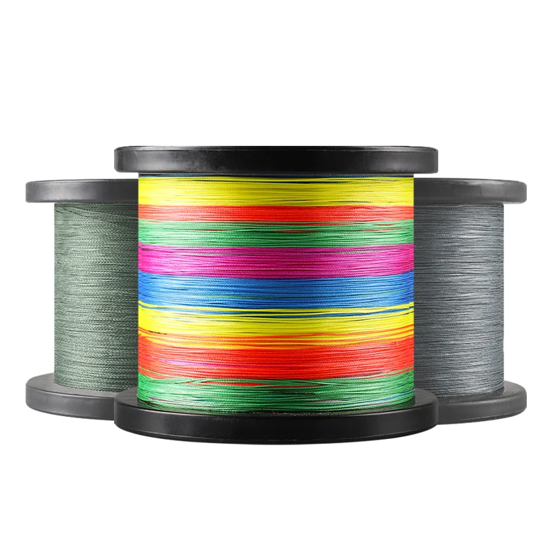 

1000M High-quality wholesale unbreakable PE 8-strand braided fishing lines, Customized