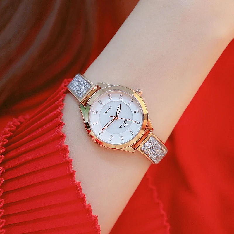 

BS Top Brand Fashion Ladies Watches Stainless Steel Female Quartz Watch Women Casual Watch Reloj Mujer relogio feminino gold