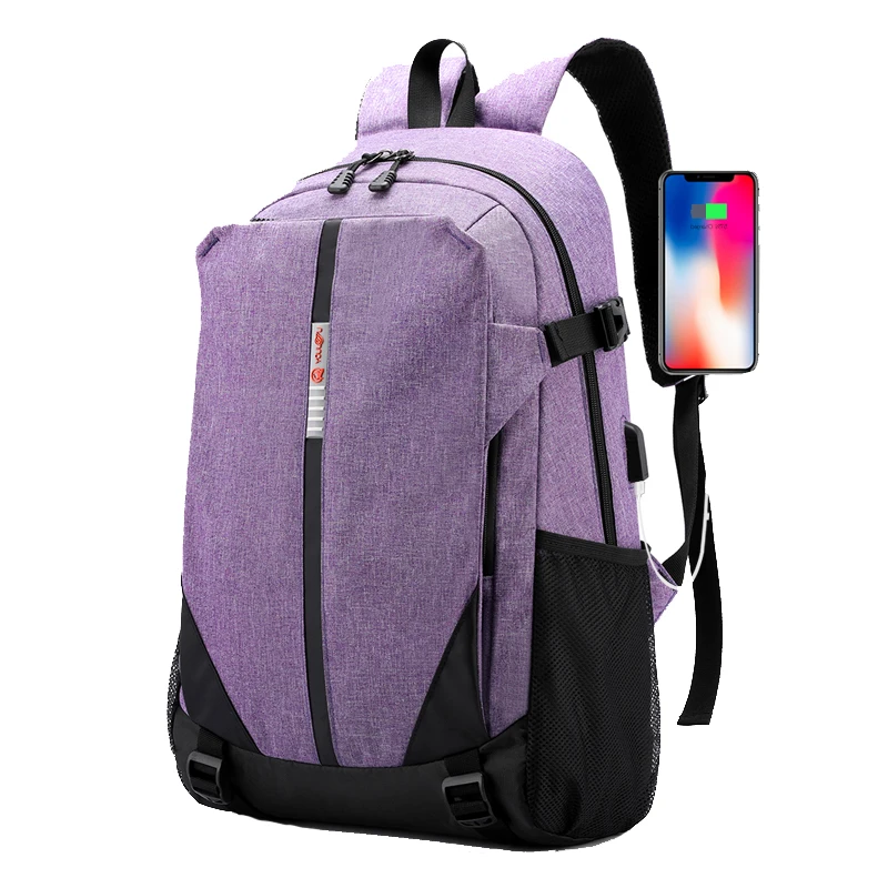 

15.6 inches 2020 Girls College Bags School Backpack Laptop Charger Back Pack For Women Backpack With USB Charging Port