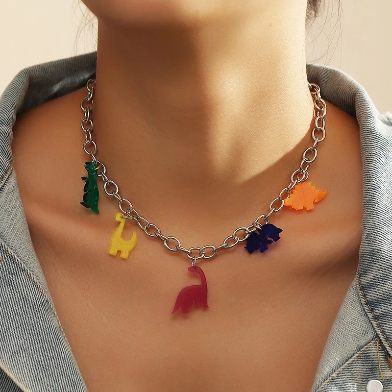 

NZ1916 Cute Animal Chain Style Fashion Lovely Women Girls High Quality Pendant Summer Jewelry Necklace 2021