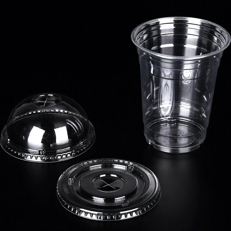 Bpa Free Coffee Drinking Cup Takeaway Clear Reusable Plastic Cup With