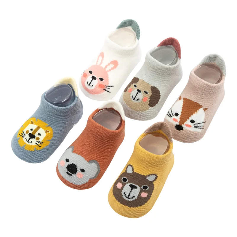 

High Quality Cotton 3d Baby Funny Socks Cartoon Animals Girls Boys Baby Socks Non Slip