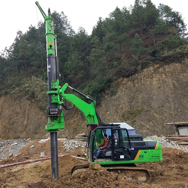 
TYSIM mini hydraulic rotary drill machine piling rig KR50A underground drill rigs for top-rated machine 