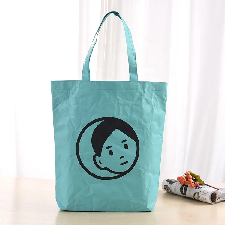 Washable Paper Bag Waterproof Customized Printed Paper Bags Tote ...