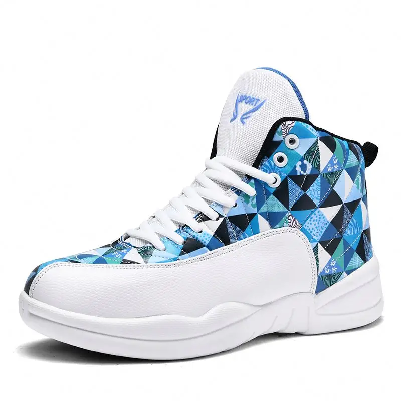 

Cross border outdoor RB bottom breathable unisex Basketball Shoes sport shoes, White/black,white/red,white/purple,white/blue