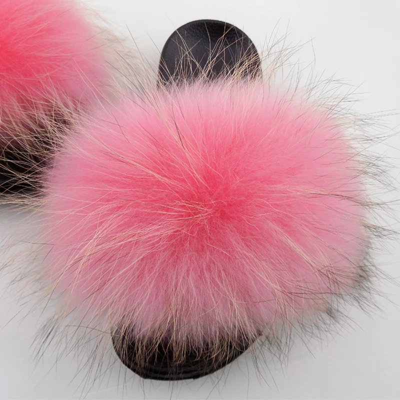 

Fluffy indoor slides for children super soft sole slippers furry slides for women, Red,green,blue,grey,black and so on
