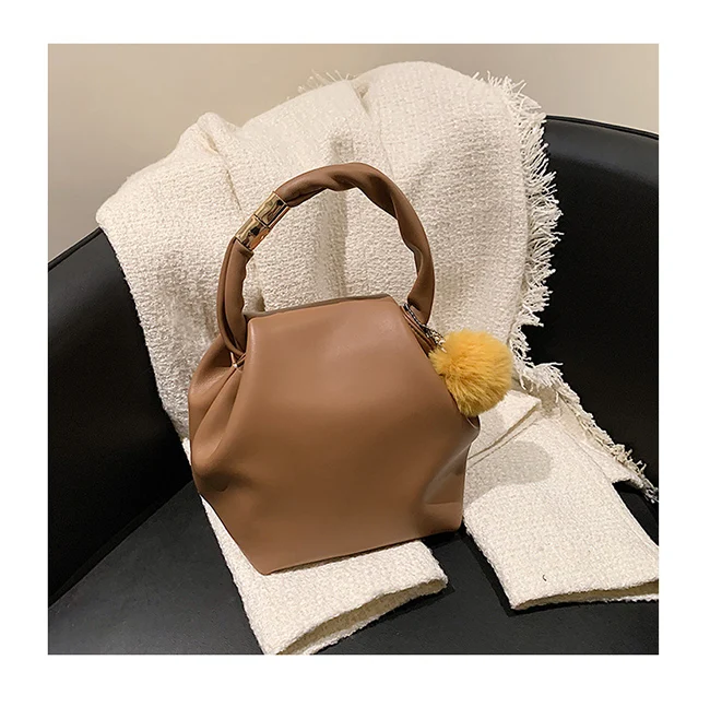 

Hot Selling Solid Pendant High Quality Ladies Bags Leather Handbags 2021 Designer Fashion Handbags For Women Luxury Girls Bags
