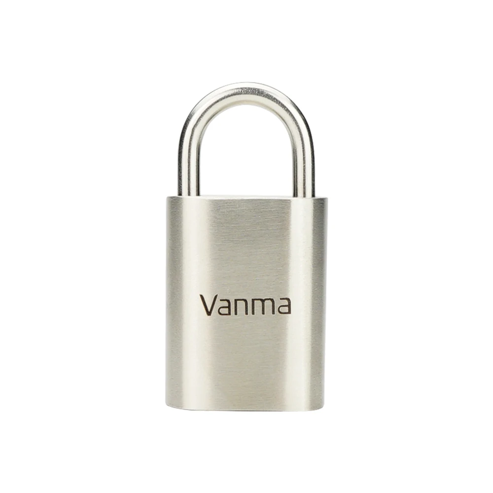 

Vanma Access Control Padlock Durable Padlock with Bes Management System, Sliver grey