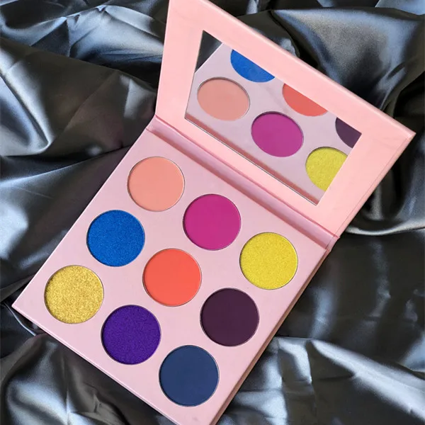 
Long Lasting Waterproof Makeup Cosmetics Matte Eyeshadow Palette Pro 9 Colors Highly Pigmented Shimmer Eye Shadow Palette 