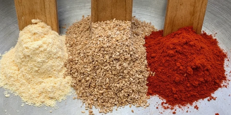 Lineup of chicken-safe spices