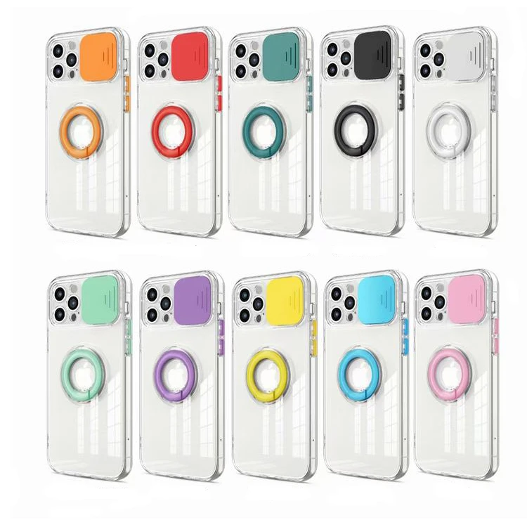 

2021 New Camerra Cover Ring Sheter Case For Xiaomi Redmi Note 10 Pro K40 Poco F3 X3 NFC M3 Redmi 9T Slide Mobile Phone Shell 2MM