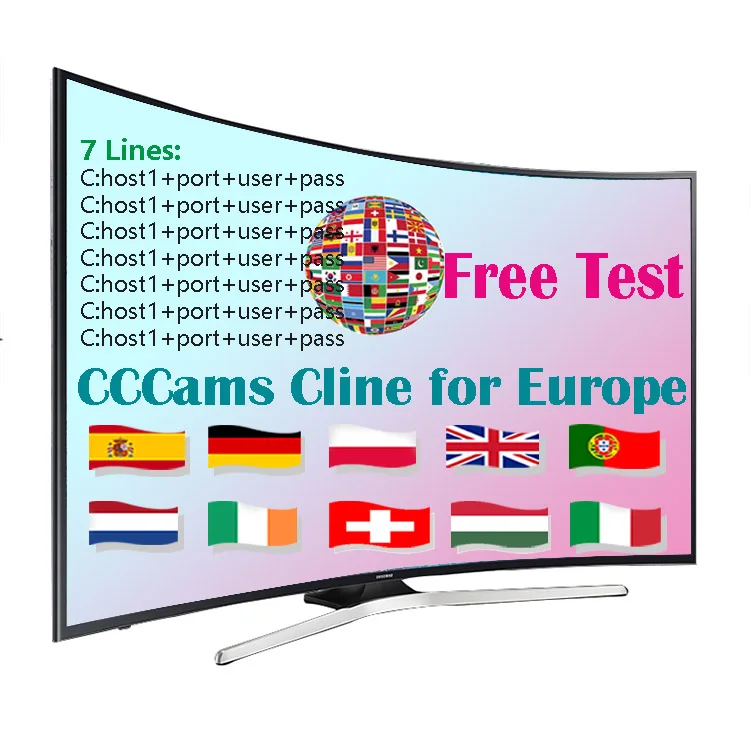 Reseller panel CCCamd Cline for 1 year Europe Astra TV most stable server 7 Clines for Satellite Receiver cccam Spain