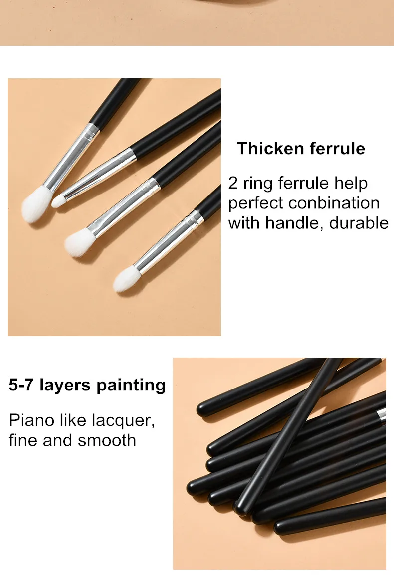 Professional makeup set 11 pcs eyeshadow lip mascara concealer brushes eye brushes set