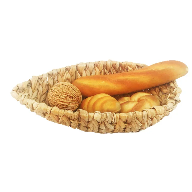 

Renel Factory Wholesale Handmade Banana Leaf Drop-Shaped Weaving Tray