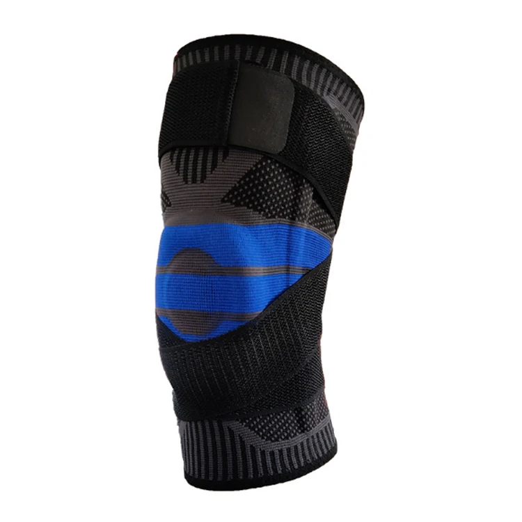 

Hot Sale New Coming Knee Brace Keep Warm Sport Safety Knee Support With Adjustable Straps For Pain Relief, Black, blue, orange