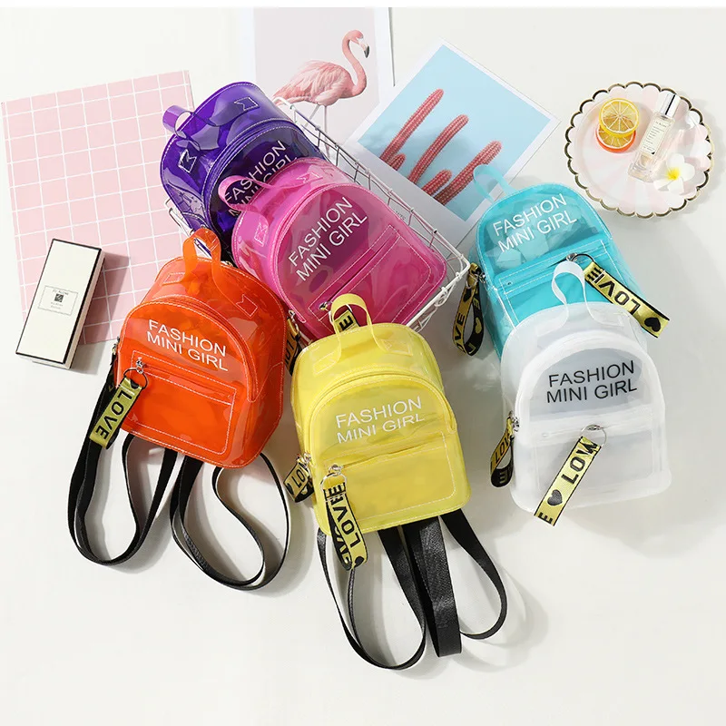 

2020 ms designer fashion PVC jelly transparent jelly bag girl