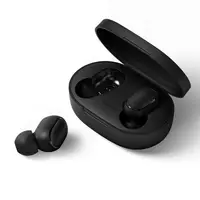 

A6S Airdots Black Bluetooth Earphones Mi True Wireless Headphones Bluetooth 5.0 TWS Air Dots Headset