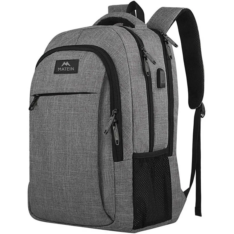 

Wholesale large capacity USB men women Daily use computer backpack durable business backpack