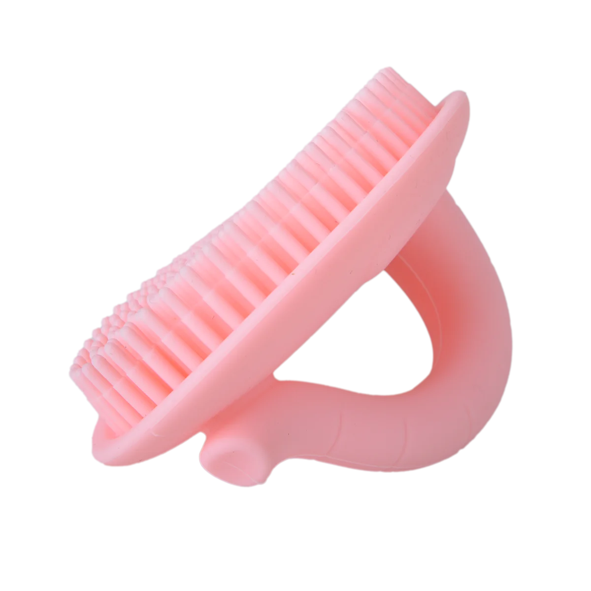 

bath brushes sponges Bath Silicone Body Cleaning Exfoliating Scrub Body Brush For Skin, Pink