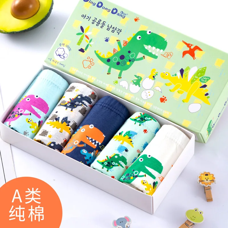 

Wholesale cartoon boxed cotton briefs for boys
