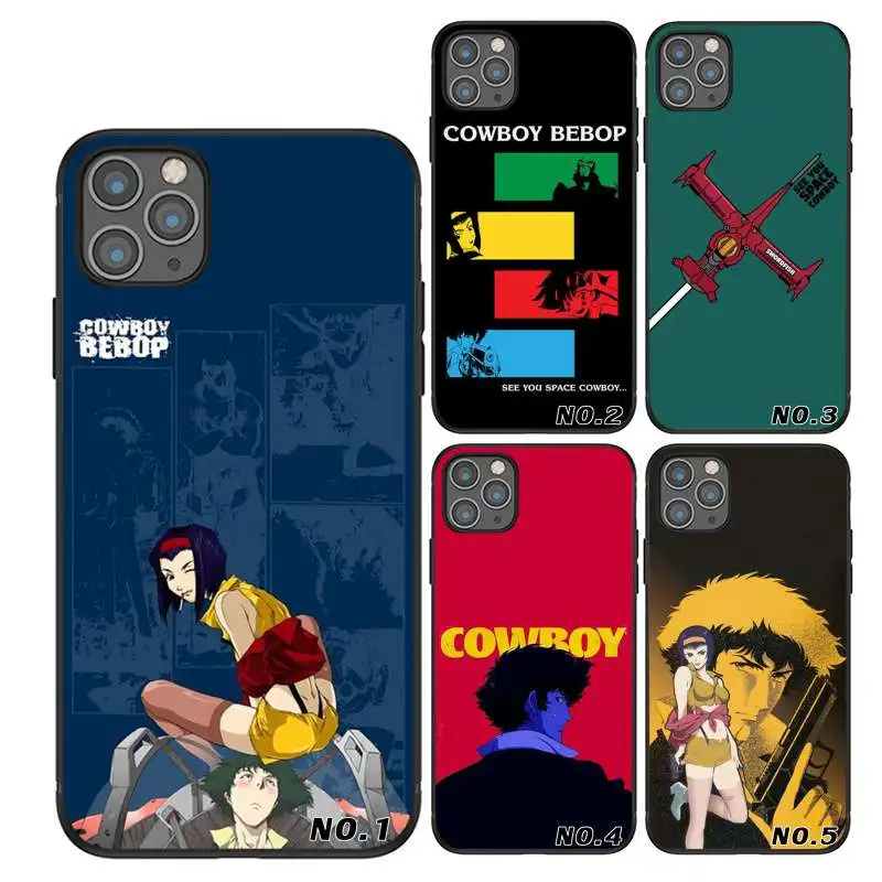 

Classic anime Cowboy bebop printed phone case for iPhone 12 case, Black