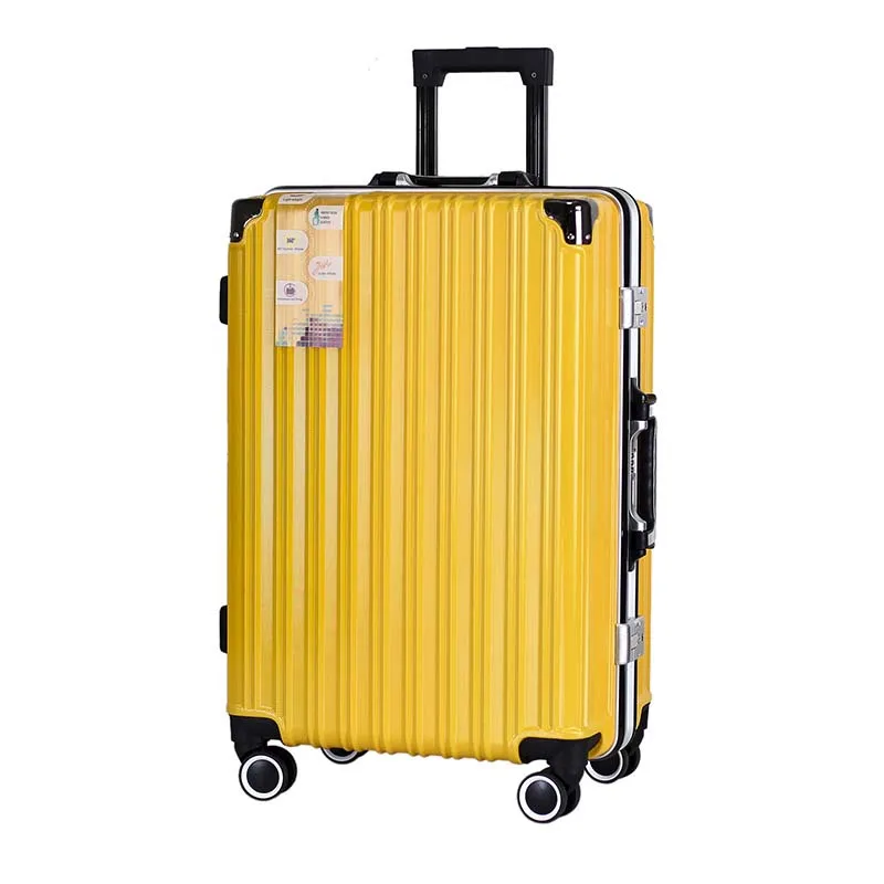 

YX16871 Wholesale Manufacturer Aluminum 3 pcs Luggage Trolley Bags Suitcase Luggage Set ABS Suitcases