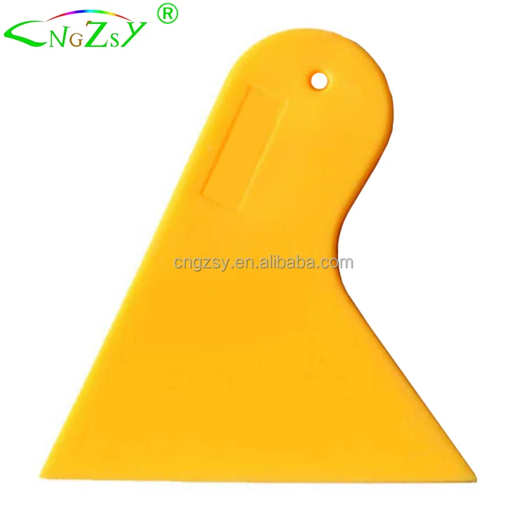 

Yellow Triangle Window Tint Tool Mini Cleaning Squeegee Plastic Squeegee