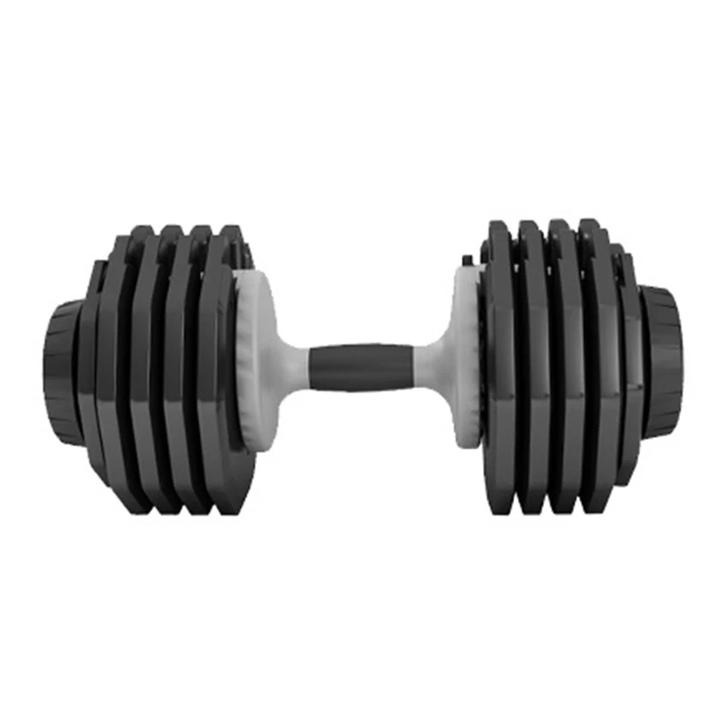 

Hesenlan DB-2324 Adjustable Dumbbell Set Dumbbell Gym Dumbbell Equipment for Exercise Training, Black