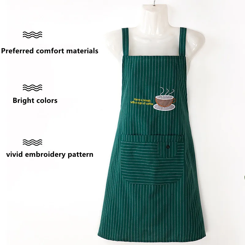 

Kitchen custom logo Painting waterproof strap Apron