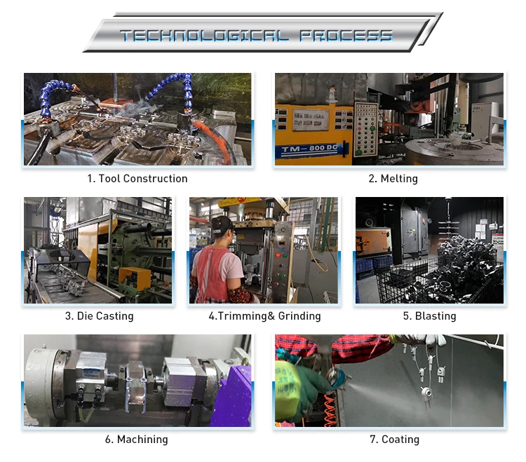 OEM custom precision chassis machining parts aluminum die casting process