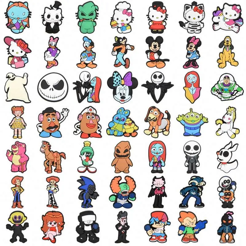 

2022 New Soft PVC Custom USA cartoon Starwar Shoe Charm for kid Clog Accessory, Customized color