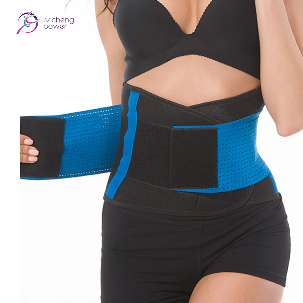 

2021 Wholesale Fitness Breathable Shaper Sweat Belt Weight Waist Support Neoprene Waist Trainer Shapewear