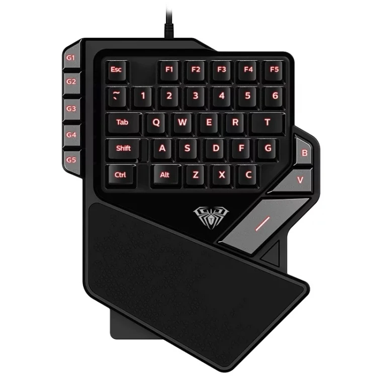 

38 Keys 7 Colors Breathing Light One-hand Wired Gaming Keyboard redragon keyboard gaming