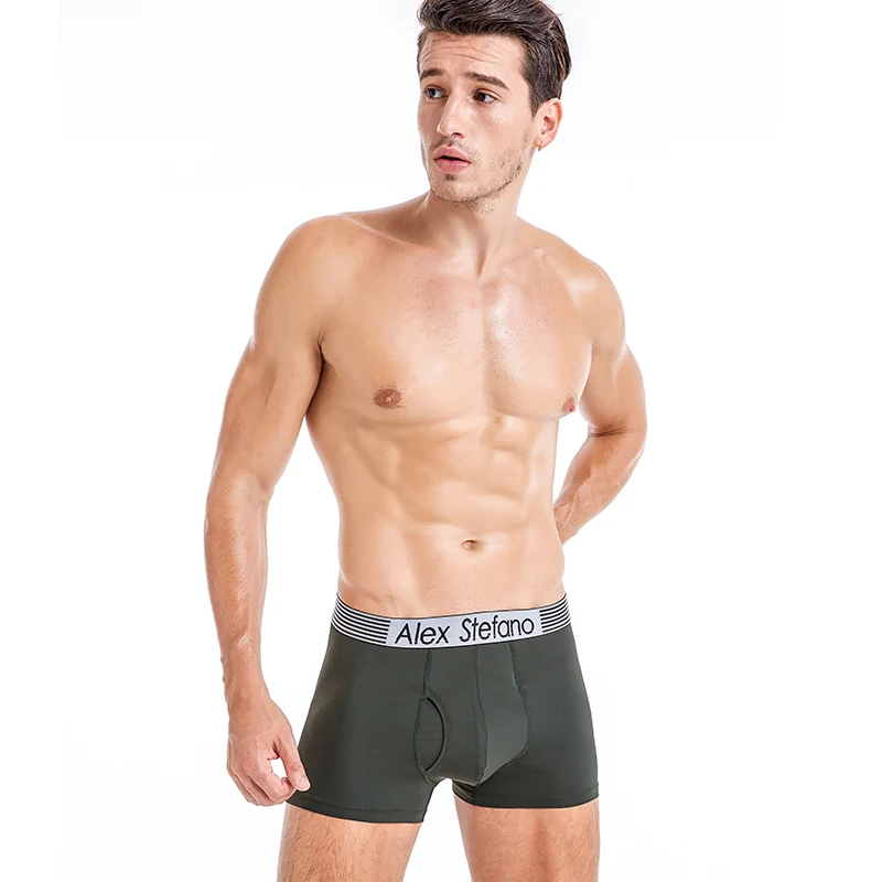 

United States 95%Cotton + 5%Spandex mens sexy underwear Breathable boxer shorts men underwear