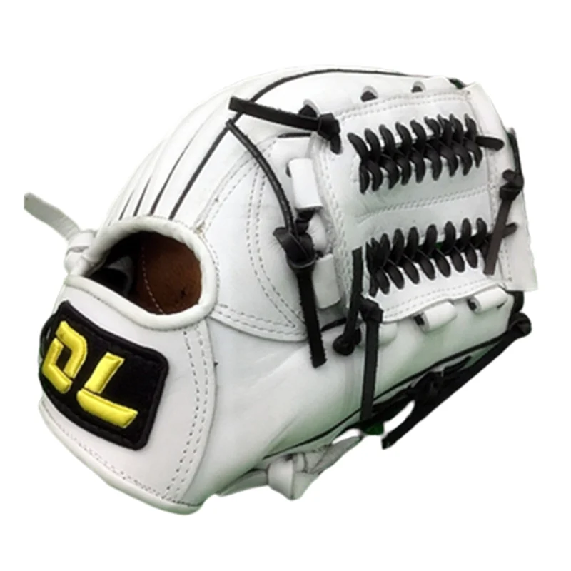 

DL Custom Baseball Gloves All Cowhide Leather Baseball Gloves  Support Custom, White