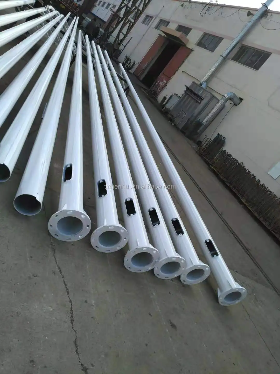 
8m 9m 10m China lamp pole factory manufacture steel hot dip galvanized road lighting pole with double detachable lighting arm 