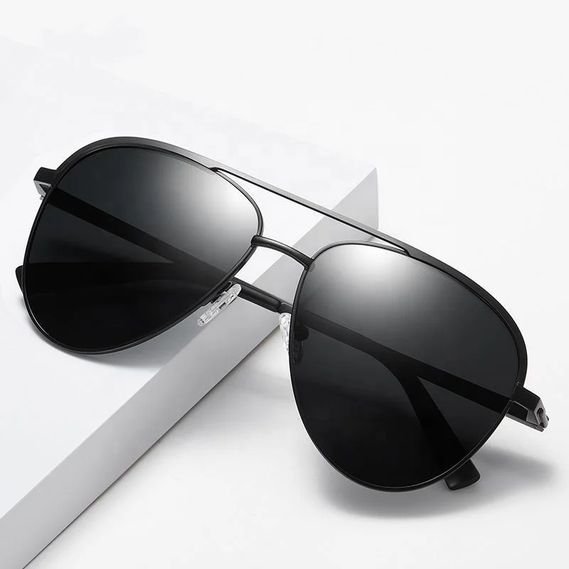 

Driver mirror polarized sunglasses driving toad mi Square Classica Night Vision metal pilot shades sunglasses polarized