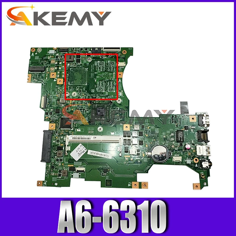 

Laptop motherboard For Ideapad FLEX 2-15D A6-6310 Mainboard 5B20G00850 13310-1 448.01001.0011