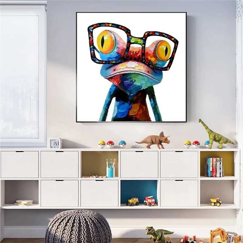 

Abstract Frog Graffiti Art Canvas Paintings Animals Oil Paintings Print On Canvas Art Pictures Posters And Prints Kid Room Decor