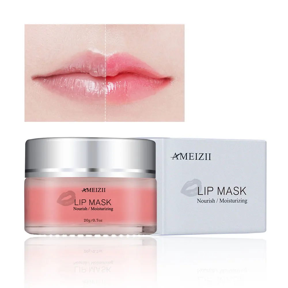 

OEM Hydrating Moisturizing Lip Mask Exfoliating Wrinkle Sugar Lip Scrub Repair Dry Lip Balm Tin Lipmask Beauty Balsamo De Labios