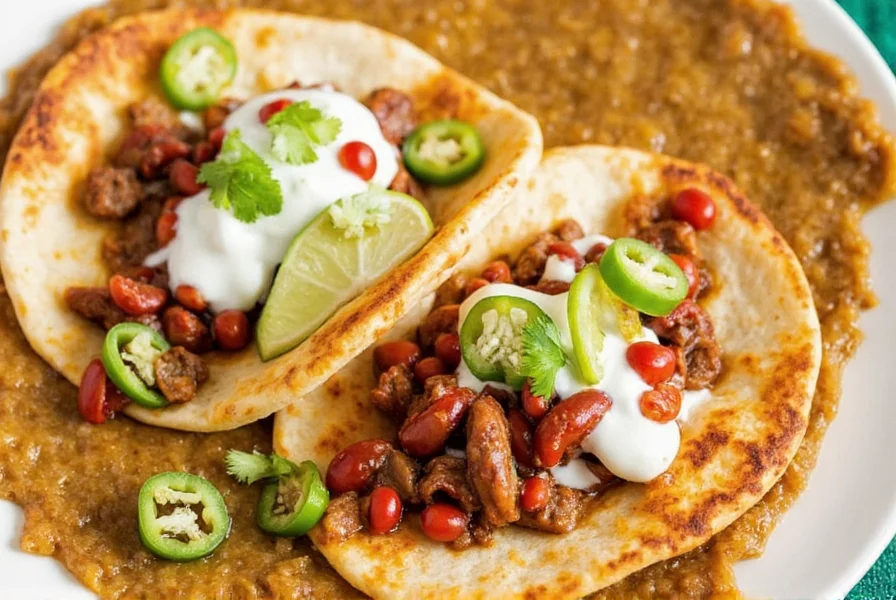 Map showing origins of taco styles around the world