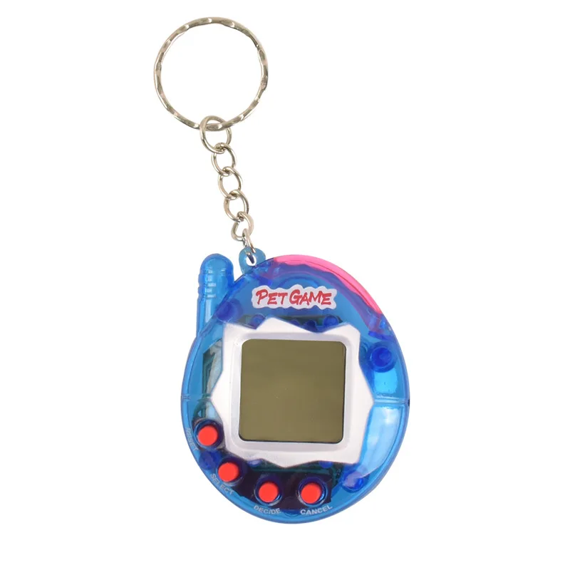 

Factory Popular Retro Handheld Electronic Virtual Pets Game keychain with Keychain tamagochi Pet Toy Nostalgic machine