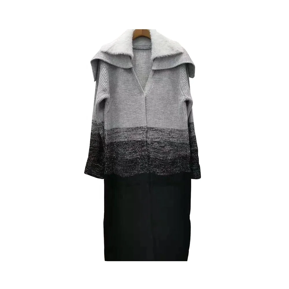 

Factory customization with of High Quality Fashion Fur Long Sweater for sale
