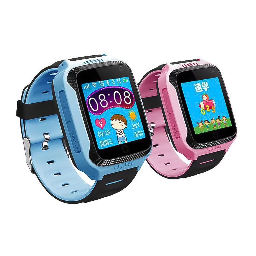 

M05 smartwatch waterproof heart rate fitness anti lost kids smart watch child gps tracker with phone calls, Blue pink yellow
