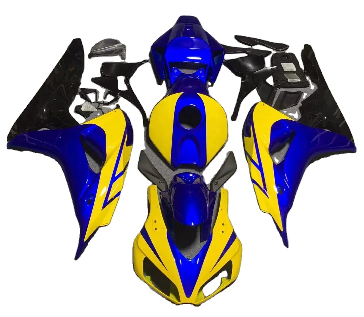 

2021 WHSC Motorcycle ABS Plastic Fairings Kit For HONDA CBR1000 2007 blue red silver, Pictures shown