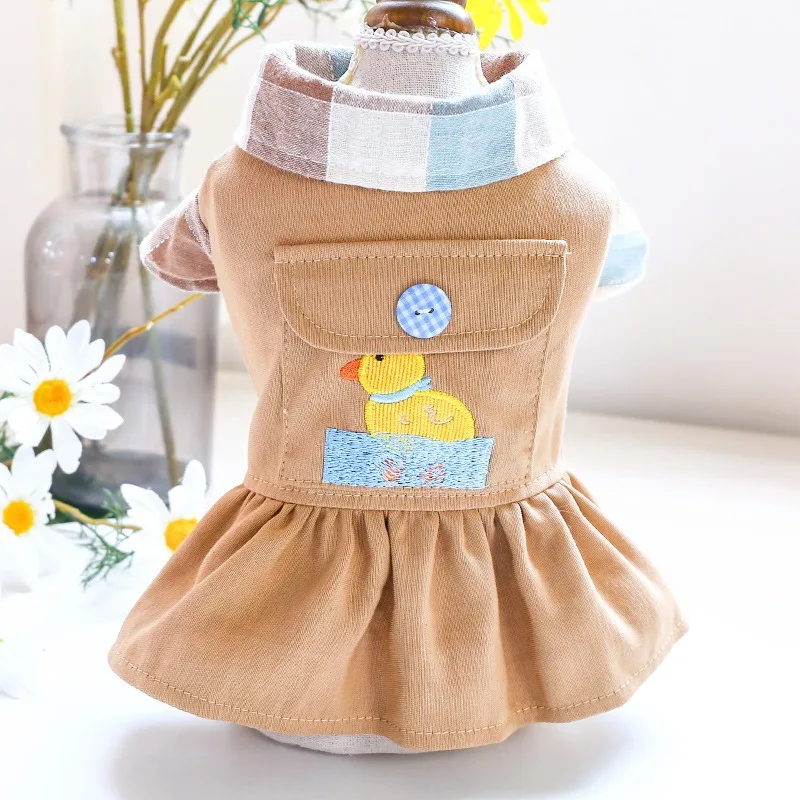 

Carton pattern pet cloth fairy cat dog clothing wholesale rabbit gauze skirt fluffy princess dress